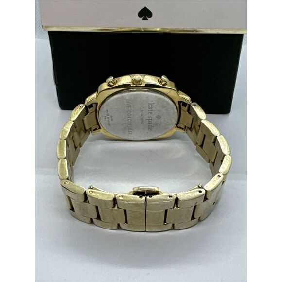 Kate Spade New York 0100 Women\'s Gold Stainless Steel Analog Dial Watch JNA160 main image 9